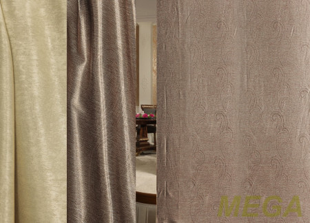 Ткани портьерные Однотон Блэкаут KT BI75-208-2/280 Bl