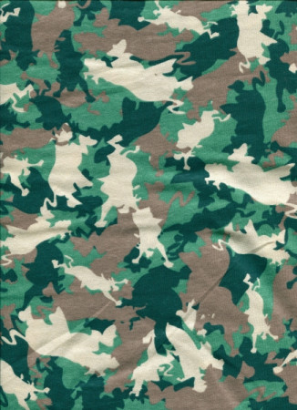 Полотно трикотажное Кулирка 30/1 набивная в рулоне  в Курске