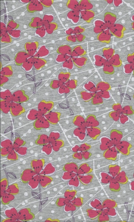 Полотно трикотажное Кулирка 30/1 набивная в рулоне  в Курске