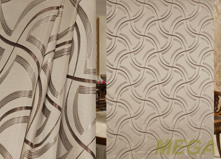 Ткани портьерные Рельеф Жаккард ZG 1005-102/150