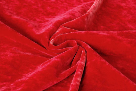 Ткань Велюр однотонный 100% п/э в Курске