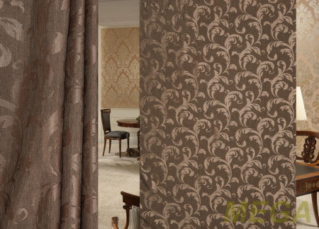 Ткани портьерные Однотон Жаккард HT FY1150-14/280 P Jak