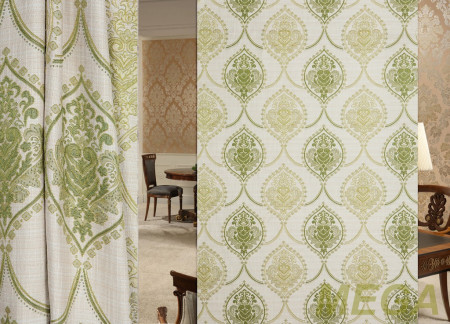 Ткани портьерные Однотон Жаккард HXN A0728-1/280 P Jak