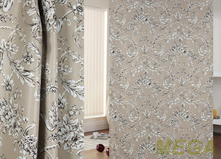 Ткани портьерные Печать Блэкаут ERT BK3344-04/280 BLPech