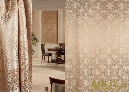 Ткани портьерные Однотон Жаккард ERT IZ14-V850/280 P Jak